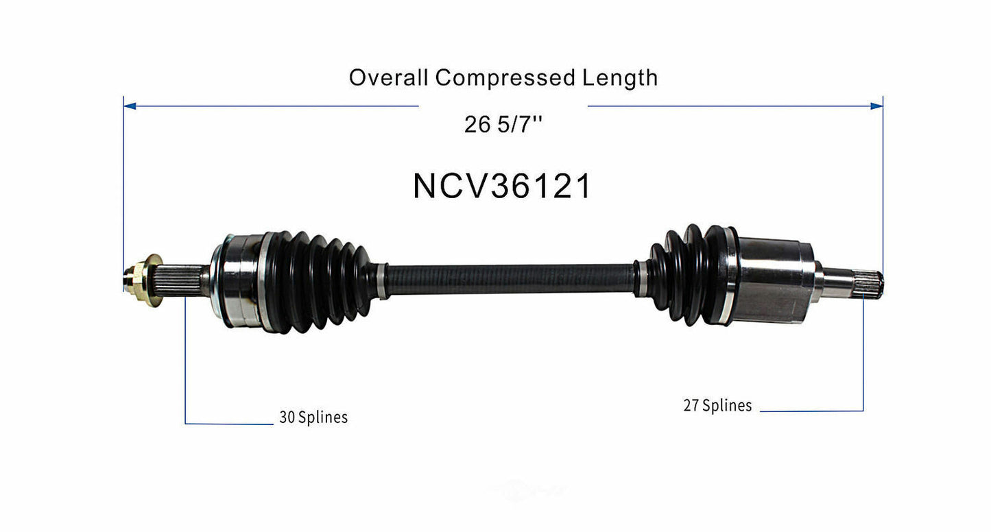 GSP North America NCV36121 CV Axle Assembly