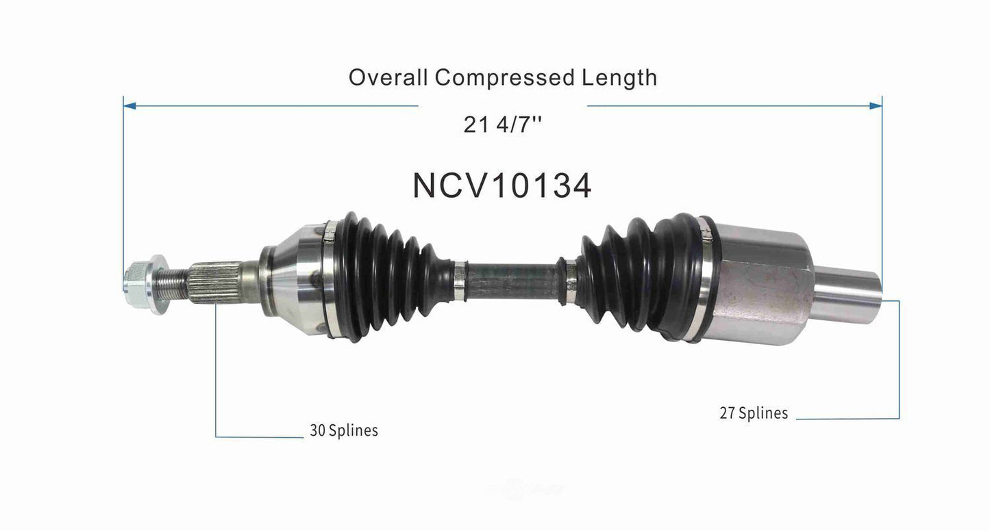 GSP North America NCV10134 CV Axle Assembly