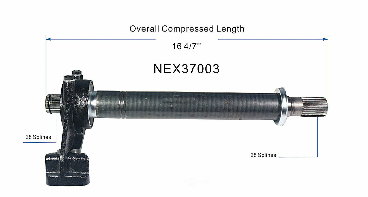 GSP North America NEX37003 CV Intermediate Shaft