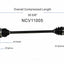 GSP North America NCV11005 CV Axle Assembly