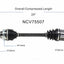 GSP North America NCV75507 CV Axle Assembly