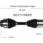 GSP North America NCV11169XD CV Axle Assembly