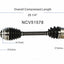 GSP North America NCV51578 CV Axle Assembly