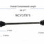 GSP North America NCV37575 CV Axle Assembly