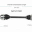 GSP North America NCV17001 CV Axle Assembly
