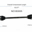 GSP North America NCV83005 CV Axle Assembly