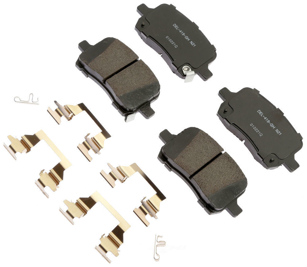ACDelco Professional Durastop 17D1160CHF1 Disc Brake Pad Set
