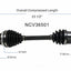 GSP North America NCV36501 CV Axle Assembly