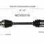 GSP North America NCV53115 CV Axle Assembly