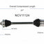 GSP North America NCV11124 CV Axle Assembly