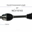 GSP North America NCV10143 CV Axle Assembly