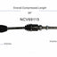 GSP North America NCV69115 CV Axle Assembly