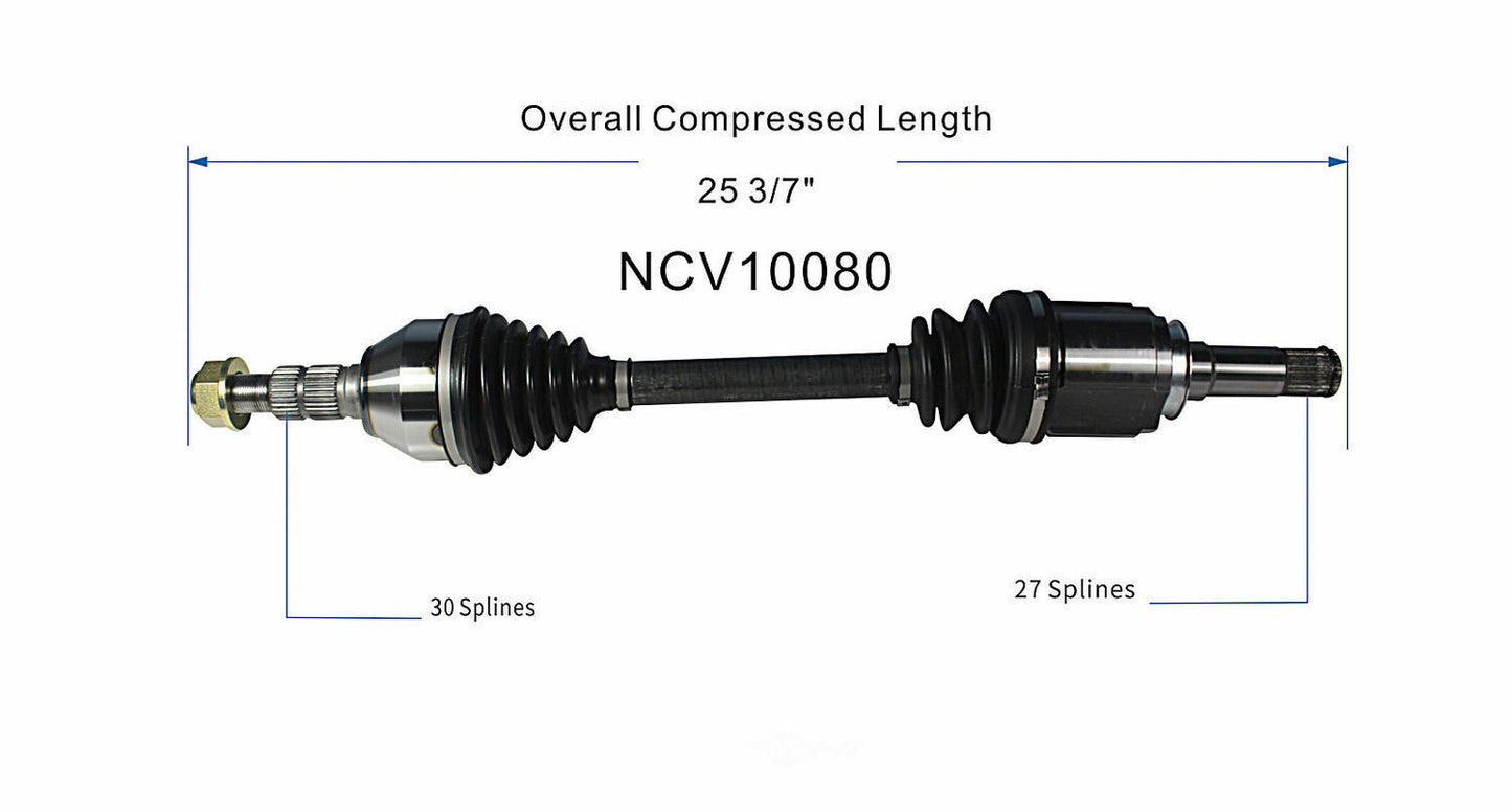 GSP North America NCV10080 CV Axle Assembly