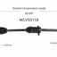 GSP North America NCV53118 CV Axle Assembly