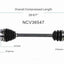 GSP North America NCV36547 CV Axle Assembly