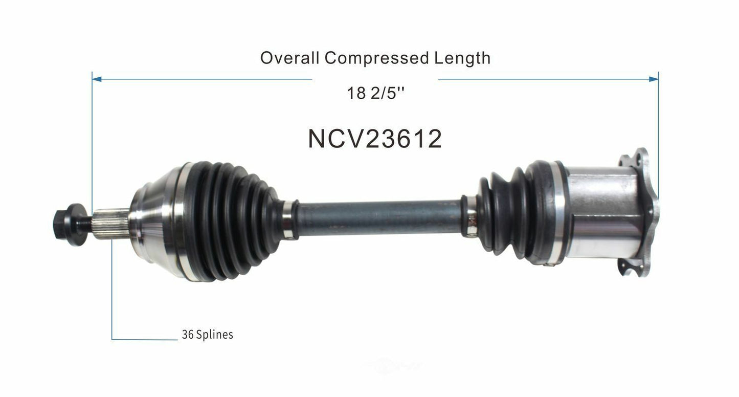 GSP North America NCV23612 CV Axle Assembly
