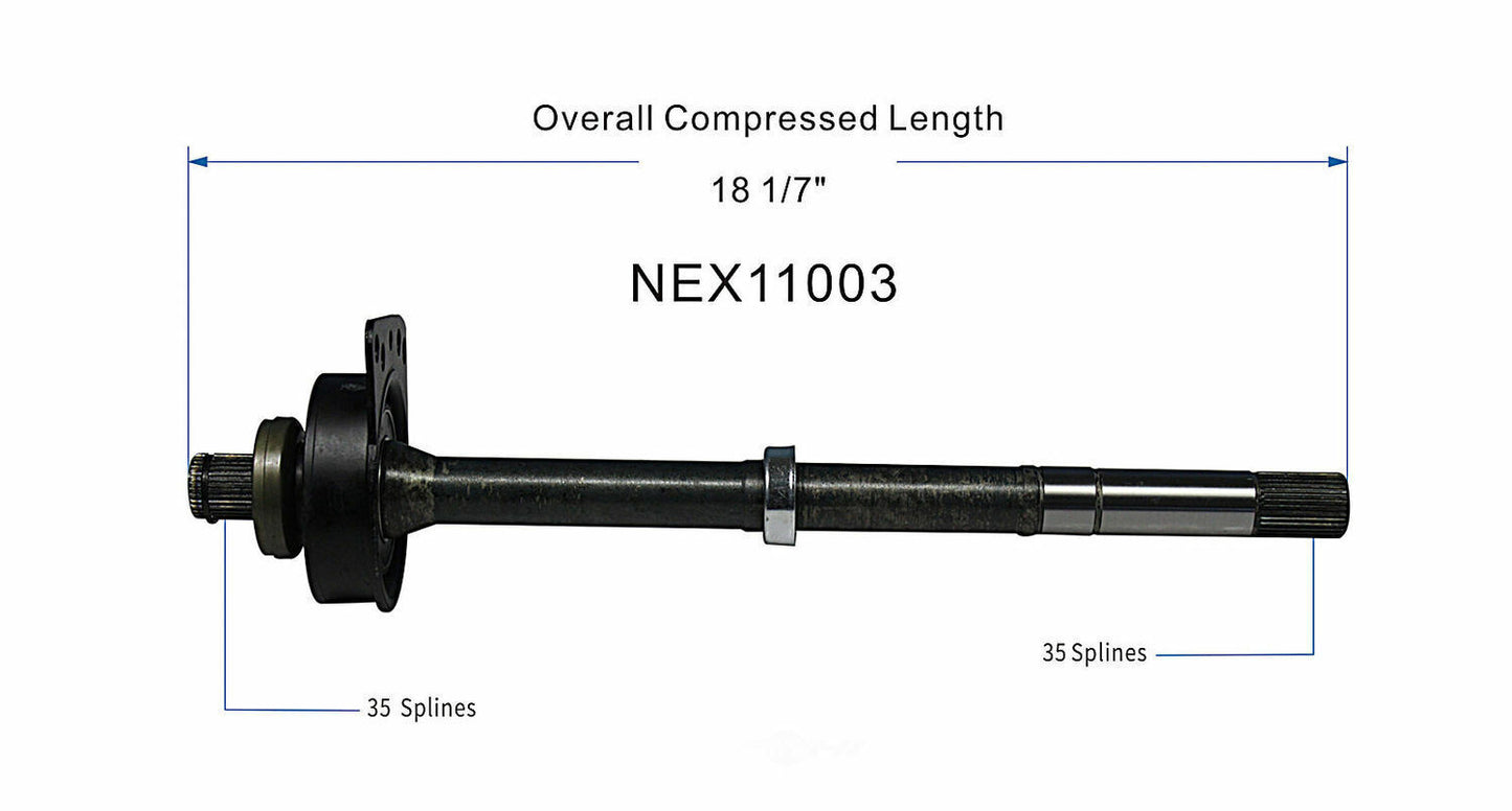 GSP North America NEX11003 CV Intermediate Shaft