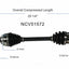 GSP North America NCV51572 CV Axle Assembly