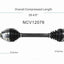 GSP North America NCV12076 CV Axle Assembly