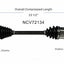 GSP North America NCV72134 CV Axle Assembly