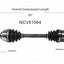 GSP North America NCV51064 CV Axle Assembly
