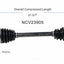 GSP North America NCV23905 CV Axle Assembly