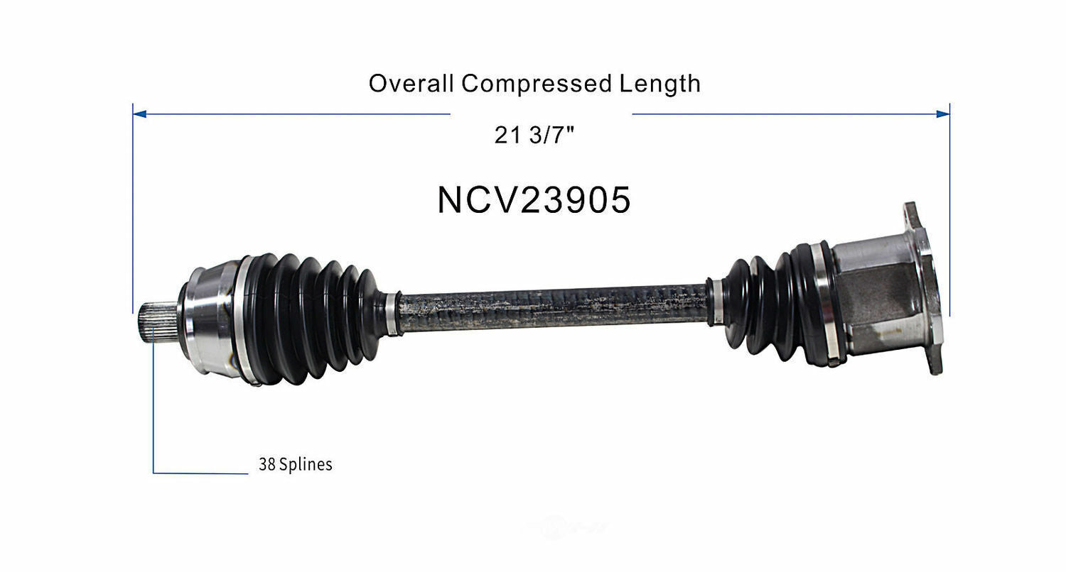 GSP North America NCV23905 CV Axle Assembly