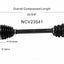 GSP North America NCV23541 CV Axle Assembly