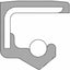 National Seal/Bearing 2027 Automatic Transmission Manual Shaft Seal