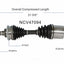 GSP North America NCV47094 CV Axle Assembly
