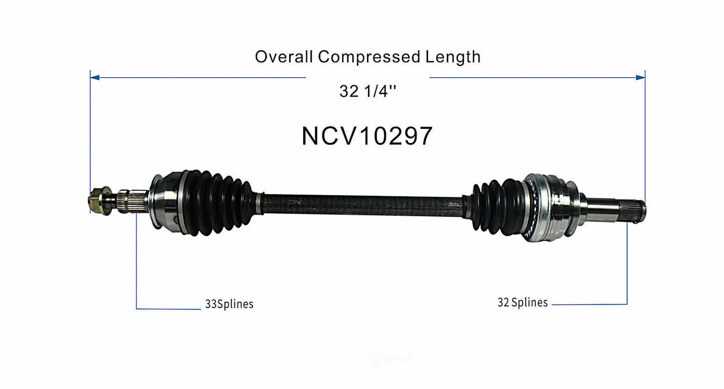 GSP North America NCV10297 CV Axle Assembly