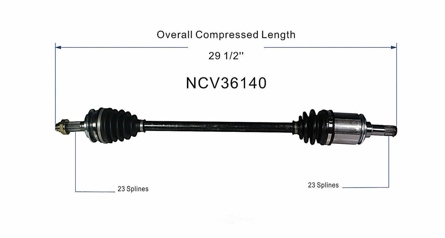 GSP North America NCV36140 CV Axle Assembly