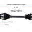GSP North America NCV21549 CV Axle Assembly