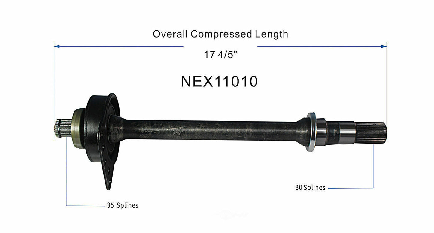 GSP North America NEX11010 CV Intermediate Shaft