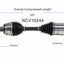 GSP North America NCV10244 CV Axle Assembly