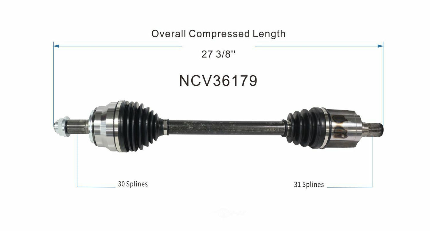 GSP North America NCV36179 CV Axle Assembly