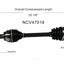 GSP North America NCV47019 CV Axle Assembly