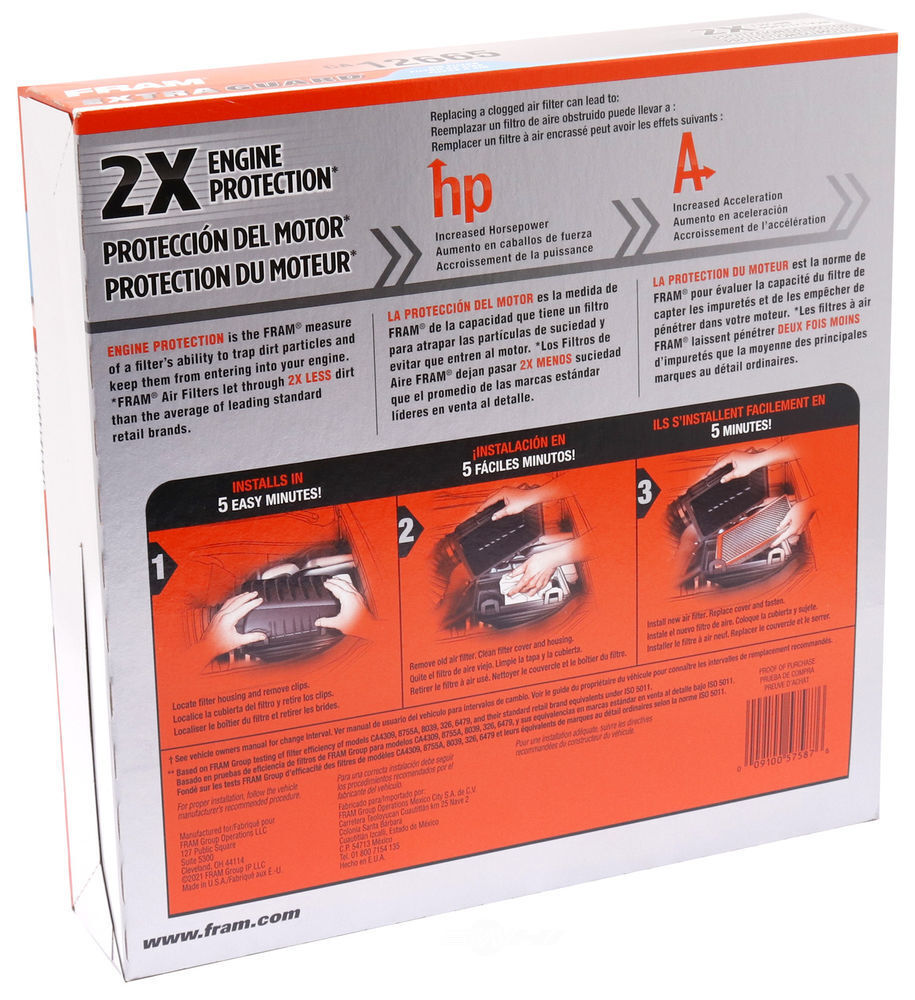 Fram CA12665 Air Filter