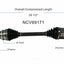 GSP North America NCV69171 CV Axle Assembly