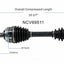 GSP North America NCV69511 CV Axle Assembly