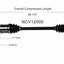 GSP North America NCV12000 CV Axle Assembly