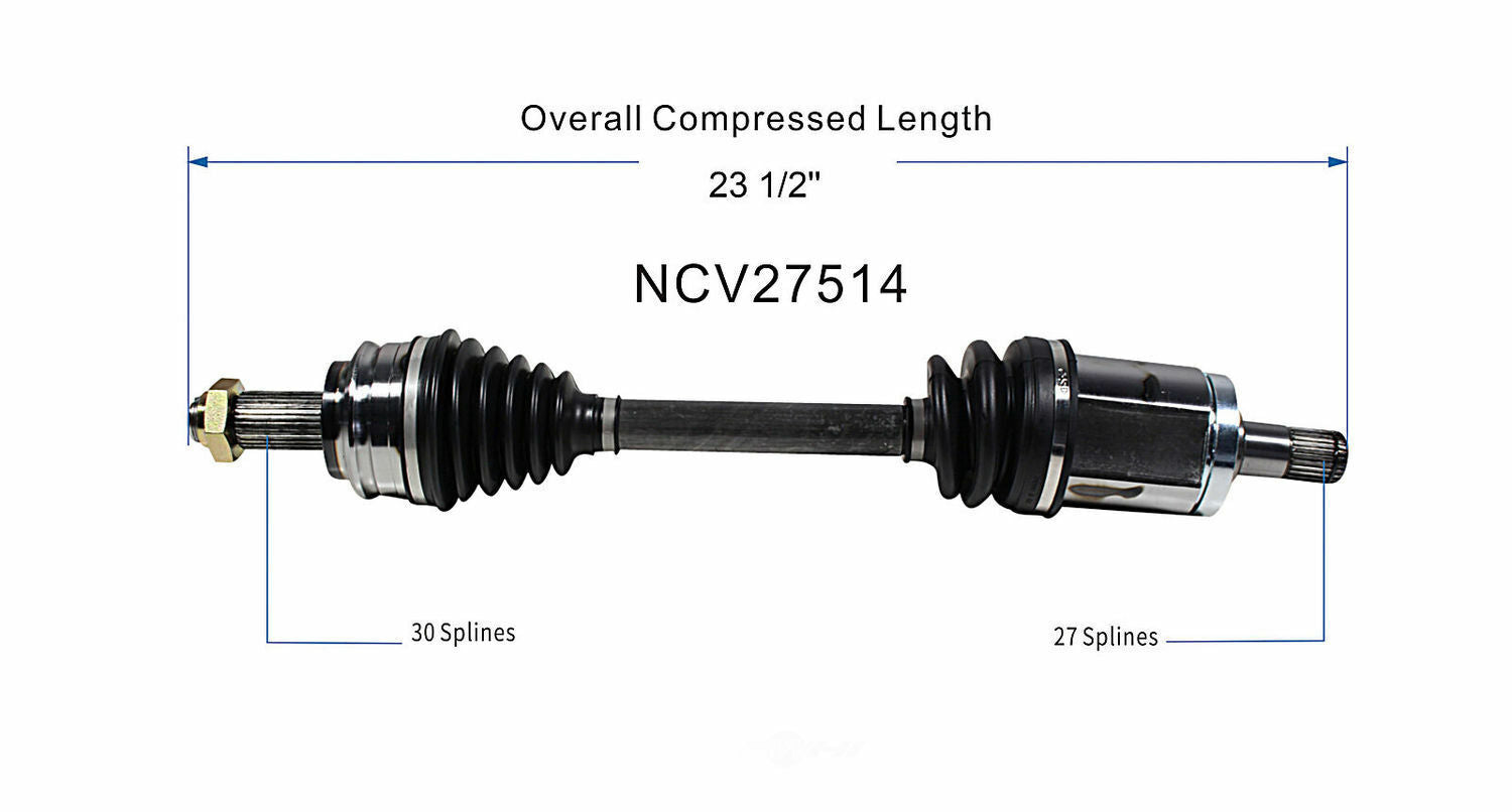 GSP North America NCV27514 CV Axle Assembly