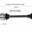 GSP North America NCV27929 CV Axle Assembly