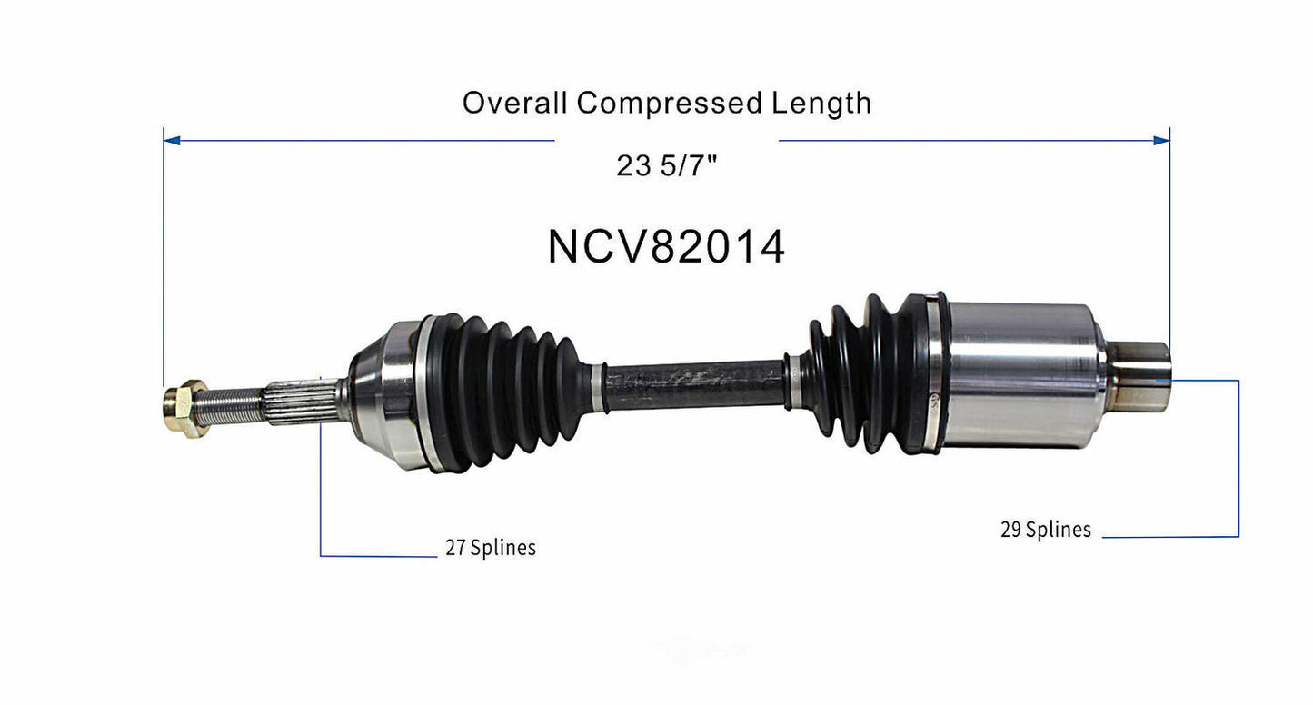 GSP North America NCV82014 CV Axle Assembly