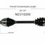 GSP North America NCV10250 CV Axle Assembly