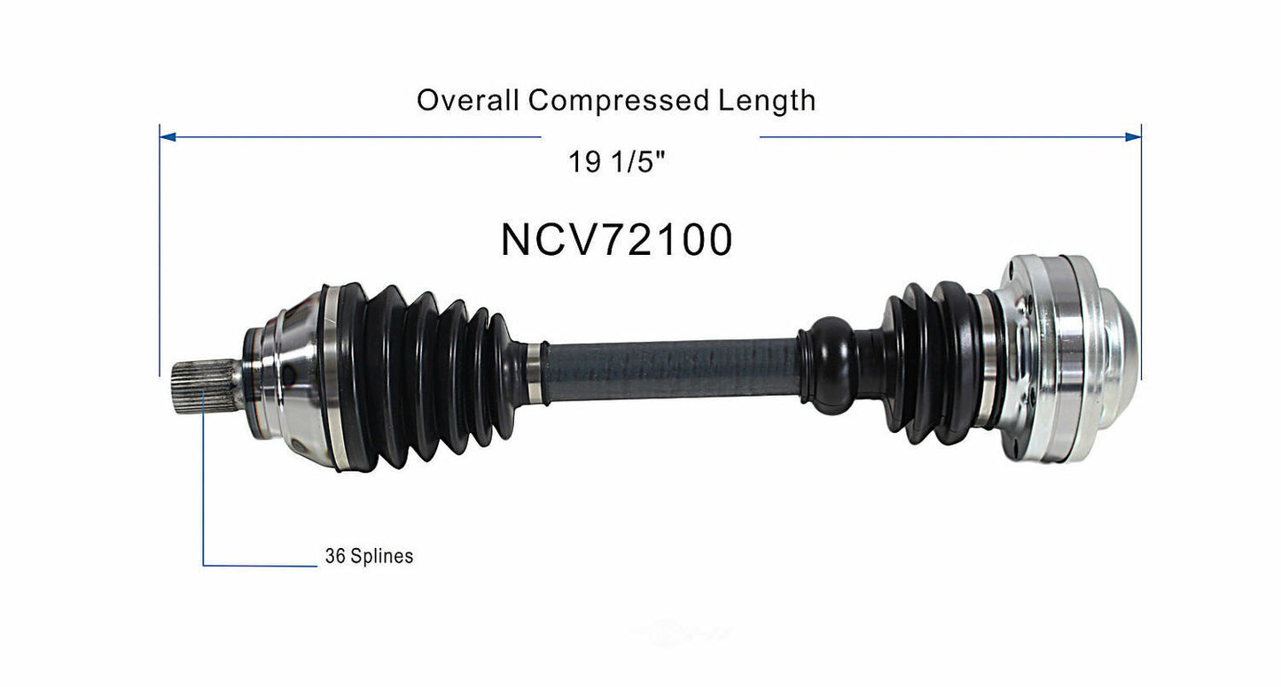 GSP North America NCV72100 CV Axle Assembly