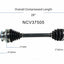 GSP North America NCV37505 CV Axle Assembly