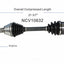 GSP North America NCV10632 CV Axle Assembly