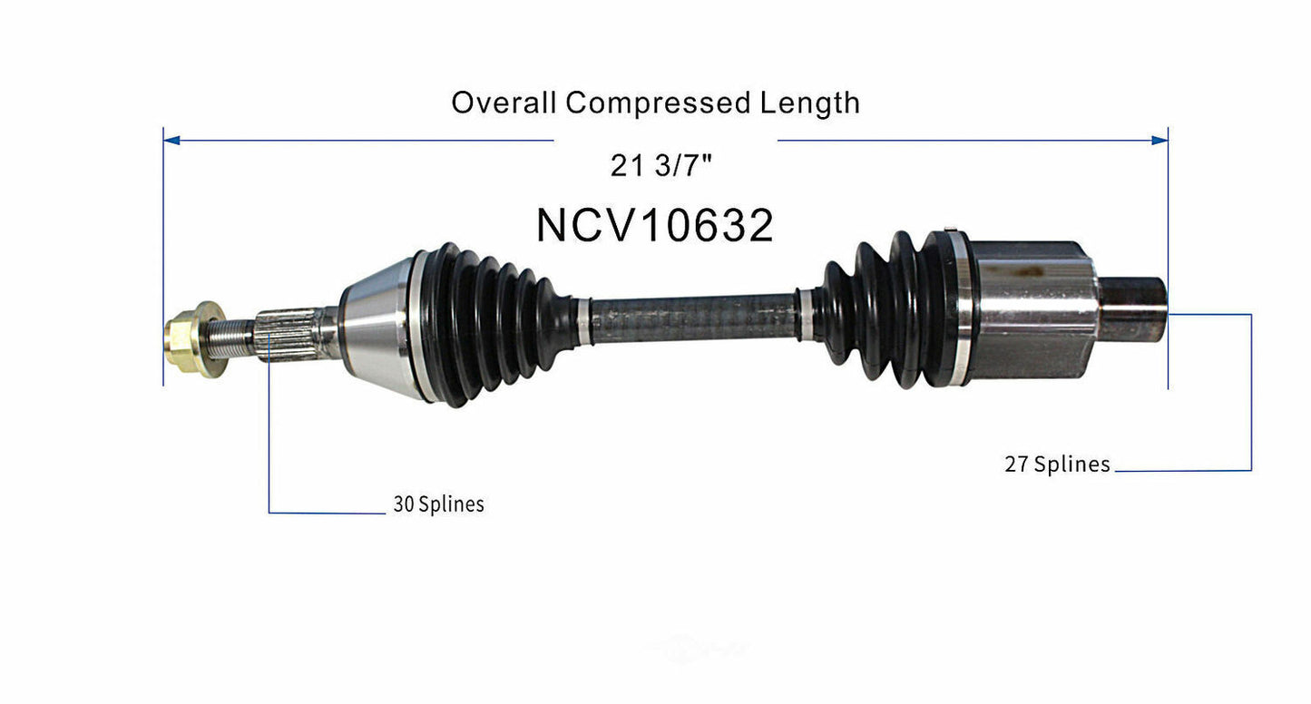 GSP North America NCV10632 CV Axle Assembly