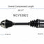 GSP North America NCV53922 CV Axle Assembly